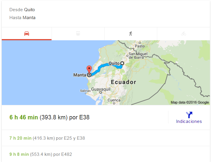Cómo llegar? / How to get there? to Manta, Ecuador!