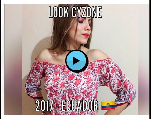 Cinthya Barreiro, finalista del “LOOK CYZONE 2017”