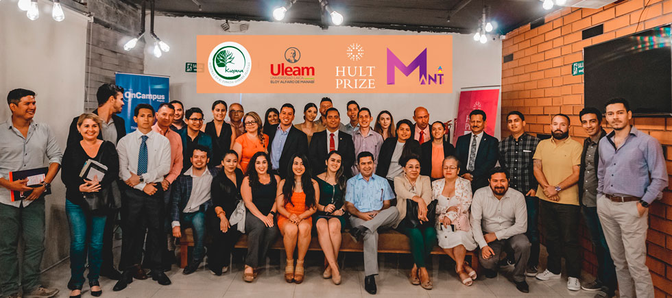 Competencia internacional HULT PRIZE retorna a Manta gracias a ULEAM y emprendimiento KUYANA